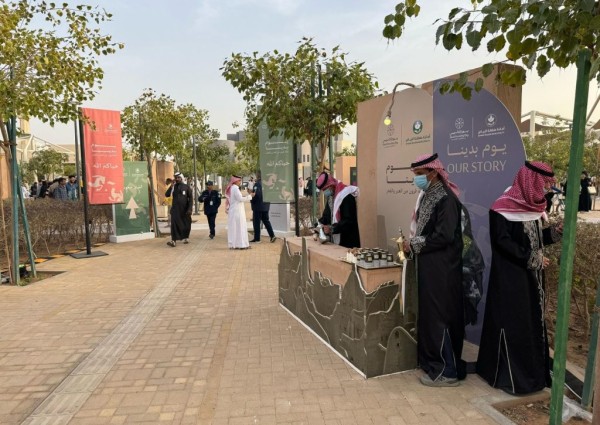 تفاعل واسع من سكان الرياض مع فعاليات أمانة الرياض في ذكرى يوم التأسيس في 20 موقع