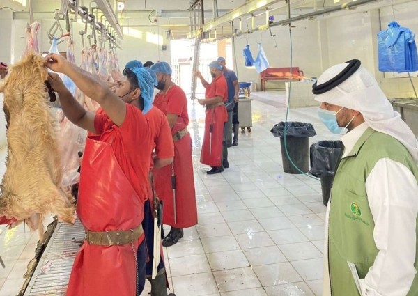 للتحقق من وجود الاشتراطات الصحية.. «البيئة» تنفذ جولات رقابية مكثفة على المسالخ بمحافظة رفحاء