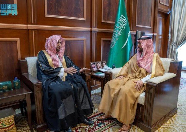 «نائب أمير حائل» يستقبل رئيس محكمة الاستئناف ويشيد بدور القضاء في تسريع إنهاء القضايا