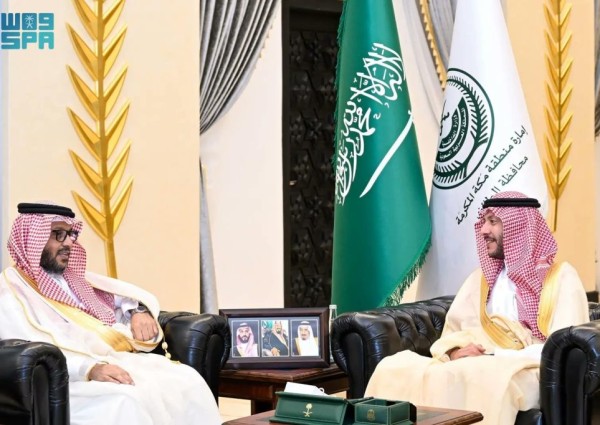 محافظ الطائف يستقبل رئيس النيابة العامة ويطّلع على مستجدات العمل