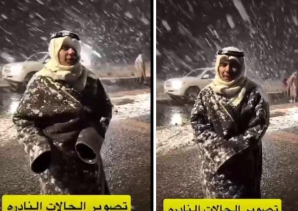 من بينها حرة بني رشيد.. حائل تكتسي بالثلوج في حدث نادر لم يحدث منذ 41 عامًا