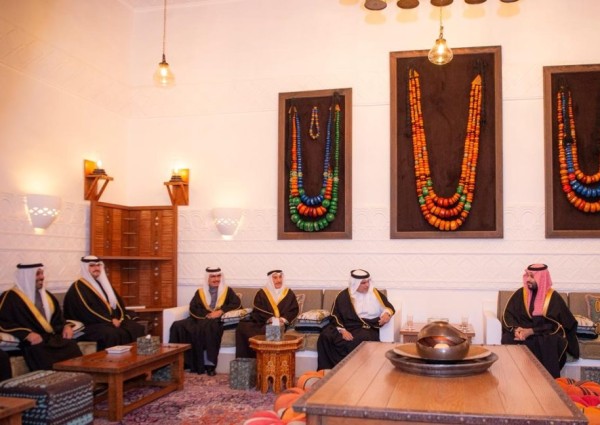 في الدرعية.. سمو ولي العهد يستقبل ولي عهد البحرين ويستعرضان العلاقات الثنائية