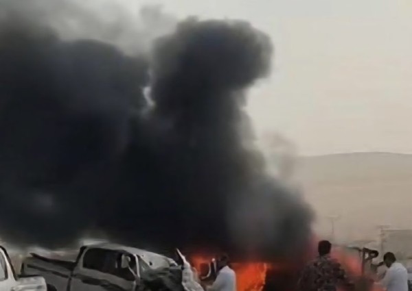 بينهم 4 معلمات.. حادث مروري بحوطة بني تميم يسفر عن 6 وفيات (فيديو)