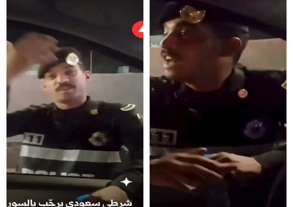“نوّرتوا سعوديّتكم”.. بالفيديو: رجل أمن يرحّب بالحجاج السوريين بكلمات مؤثرة