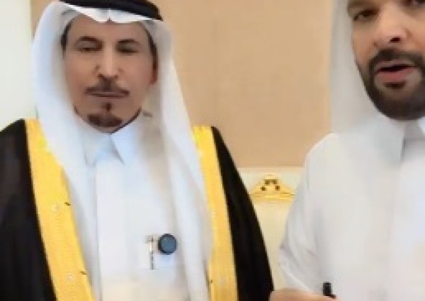 بالفيديو: رجل الأعمال أحمد بن دهيم المظيبري يشكر صحيفة الشمال على تغطيتها احتفال زفاف نجله وابن أخيه