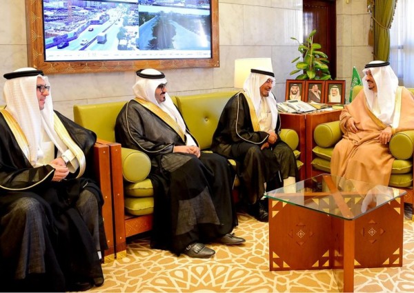 سمو أمير الرياض يستقبل رئيس مجلس إدارة شركة الشرق الأوسط للرعاية الصحية