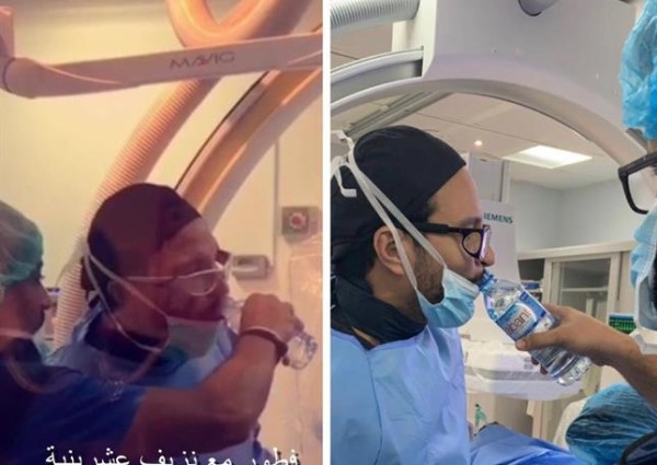 “الصحة” تشكر الطبيب الذي تناول إفطاره وسحوره داخل غرفة العمليات