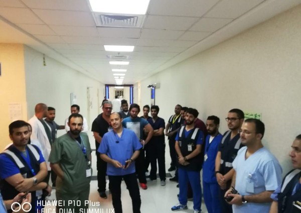 مجمع الملك عبدالله الطبي بجدة يستجيب بسرعة لإستقبال مصابيه العشرين في وقت قصير