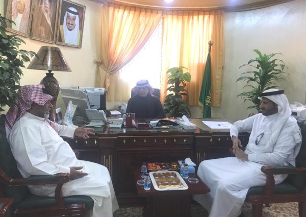 مدير فرع هيئة حقوق الإنسان يستقبل رئيس نادي الجوف