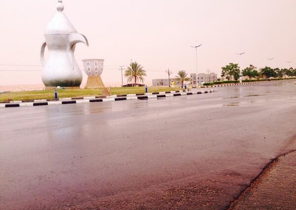 سحب ممطرة ورياح مثيرة للأتربة على حائل والشمالية