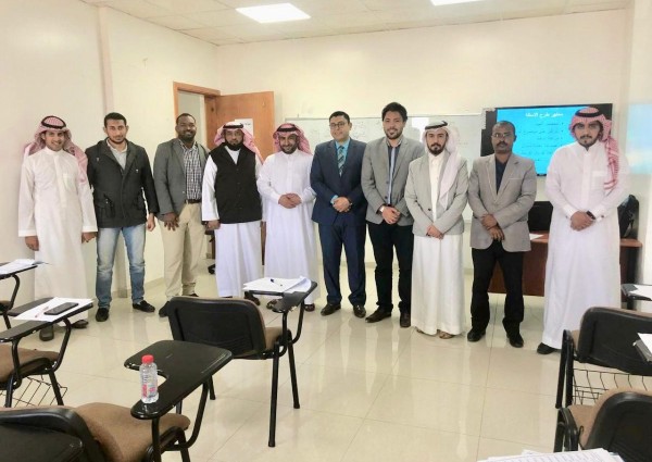 ورشة عمل بمعهد طيبة للتدريب العالي بعسير