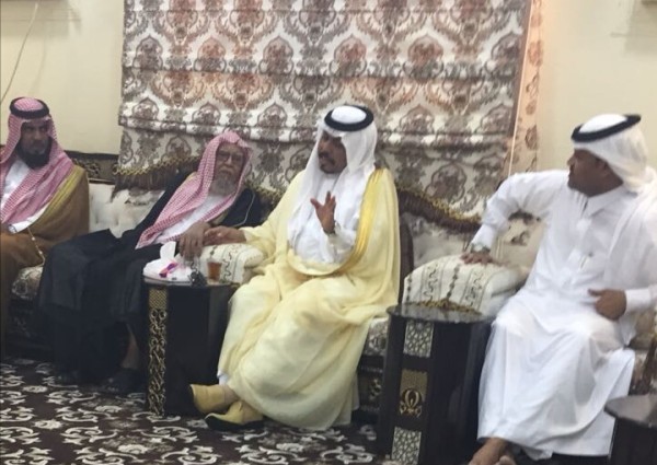 الشيخ عبد الله أبوعامرية يثمن زيارة ومعايدة محافظ بيش له