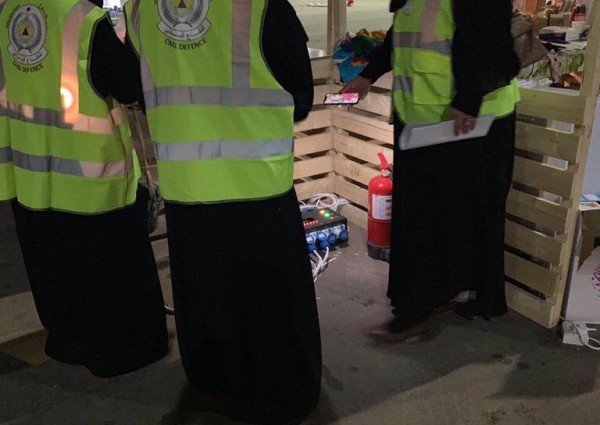 الفتاة الشمالية تبدع في العمل التطوعي بمهرجان عيدكم شمالي وتساهم في زيادة الوعي في الأمن والسلامة