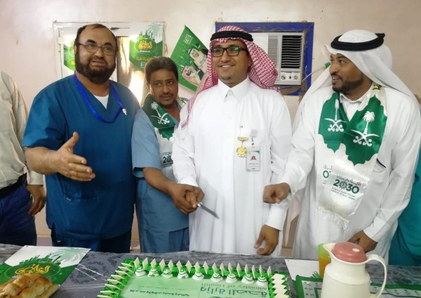 بالصور .. منسوبو القطاع الشمالي يحتفلون باليوم الوطني الـ 88