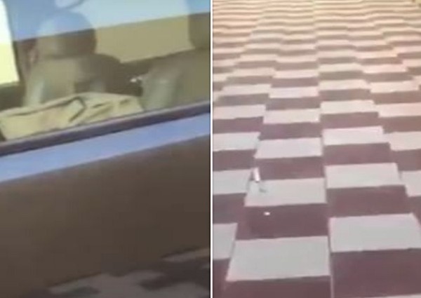 بالفيديو: مواطن كاد أن يقع في كارثة محققة أثناء ركوبه سيارته .. وهذا ما اكتشفه خلف مركبته!