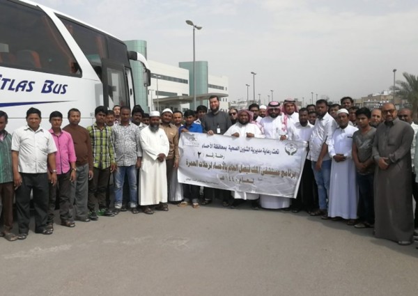 مستشفى الفيصل بالأحساء يقيم رحلته الثانية لاداء مناسك العمرة وزياره المسجد النبوي