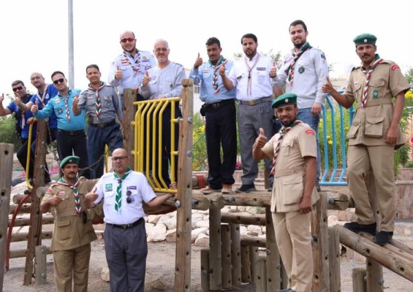 جولة سياحية لكشافة المملكة في ولاية نزوى العمانية