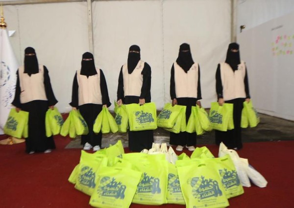 فريق الجود النسائي يطلق مبادرته للكسوة الشتوية
