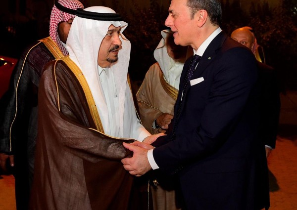 أمير منطقة الرياض يشرف حفل سفارة إيطاليا لدى المملكة بمناسبة ذكرى اليوم الوطني