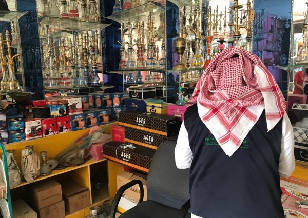 تعهد دون تسجيل مخالفات في جولة التدخين الرقابية