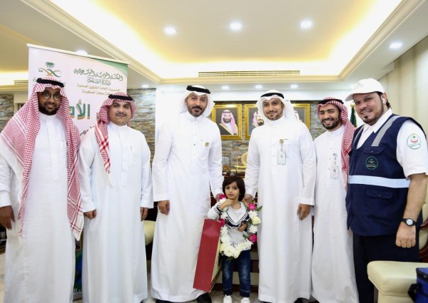 صحة مكة تدشن الجرعة الأولى لشلل الأطفال