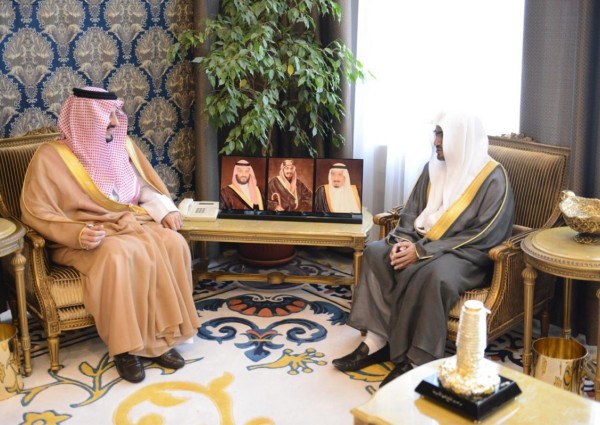 *أمير عسير يستقبل الشيخ المغامسي*