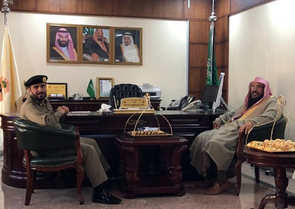 مدير شرطة حائل يستقبل مدير فرع هيئة الأمر بالمعروف بالمنطقة