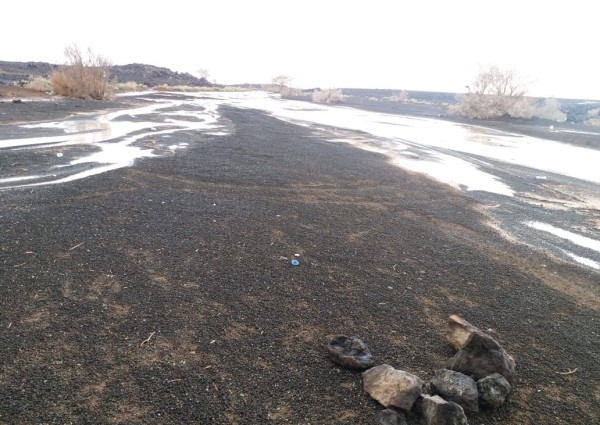 بالصور.. هطول أمطار متفرقة على جنوب منطقة حائل