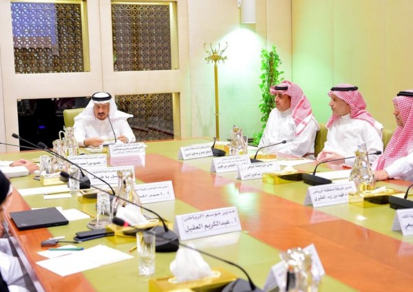 سمو أمير منطقة الرياض يطلع على استعدادت هيئة الترفيه لموسم اليوم الوطني 89 وموسم الرياض