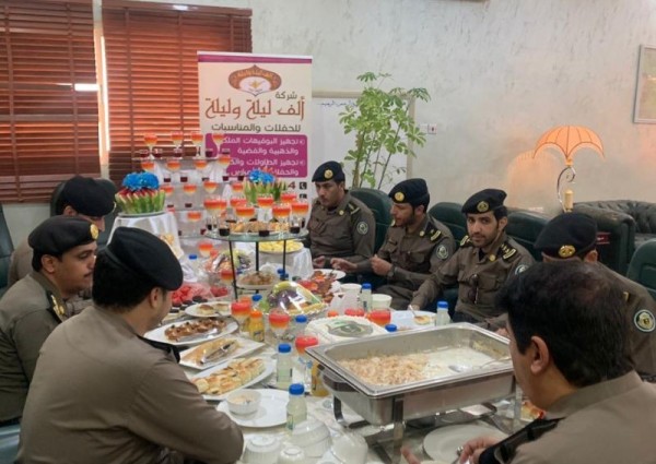قيادة أمن الطرق بمنطقة الجوف تعايد منسوبيها