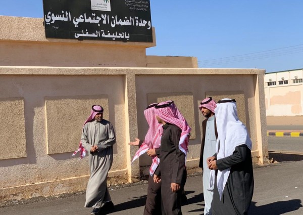 مدير فرع وزارة العمل والتنمية الاجتماعية بمنطقة حائل يقوم بزيارة لـ مكتب ضمان الحليفه