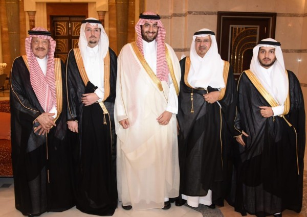شاولي يحتفل بعقد قران ابنته على سلطان العجو بجدة