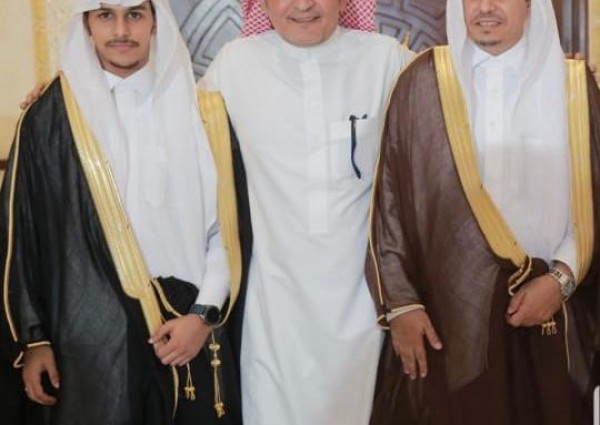 مدير شرطة السامر يحتفل بزواج ابنه