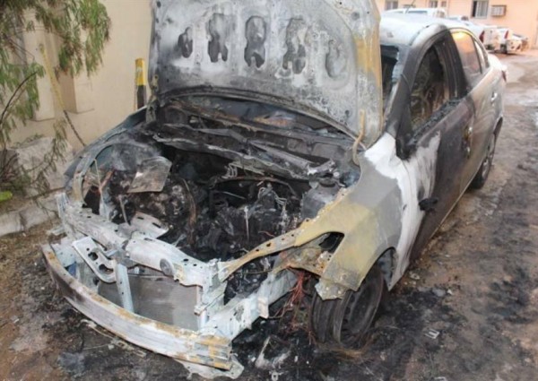 شخص يحرق 14 سيارة في بريدة.. والشرطة تطيح به (صور)