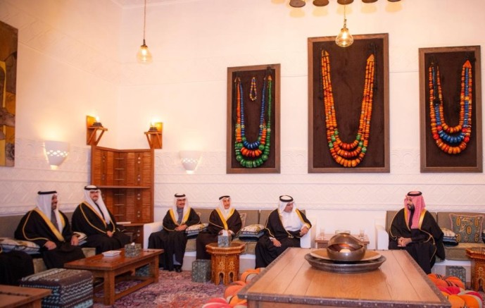 في الدرعية.. سمو ولي العهد يستقبل ولي عهد البحرين ويستعرضان العلاقات الثنائية