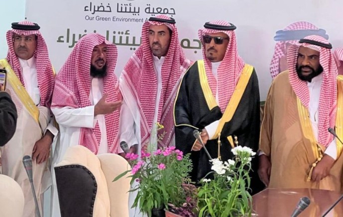 توافقاً مع “السعودية الخضراء”.. تدشين مقر جمعية “بيئتنا خضراء” بالشملي (صور)