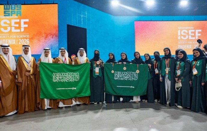 السعودية تتوَّج بالمركز الأول عالميًا في “آيسف 2026” وتحصد 24 جائزة دولية في إنجاز علمي غير مسبوق