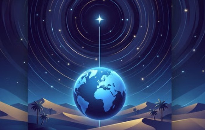 المسند يكشف سر ثبات النجم القطبي في السماء طوال الليل