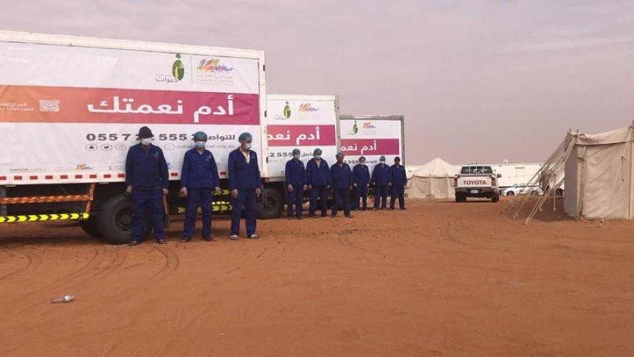 “خيرات”: فرق ميدانية تباشر مهام حفظ النعمة بمهرجان الإبل