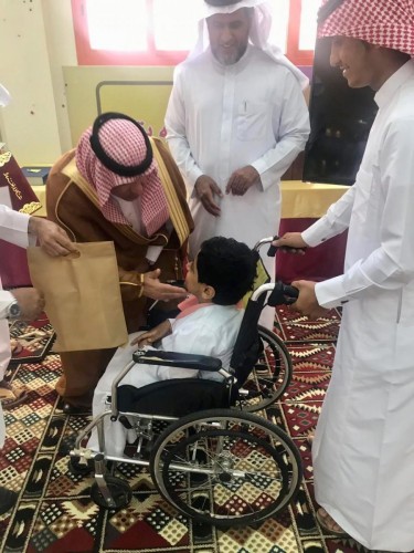 «محافظ قلوة»يرعى حفل مكتبي تعليم قلوة والحجرة ليوم الإعاقة العالمي بمدرسة الإمام تركي بن عبدالله