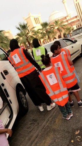 مبادرة فتيات دار الحضانة الاجتماعية بالسلة الرمضانية