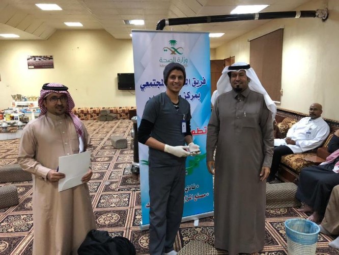 فريق التمكين المجتمعي بصحي صوير يكافح الأنفلونزا