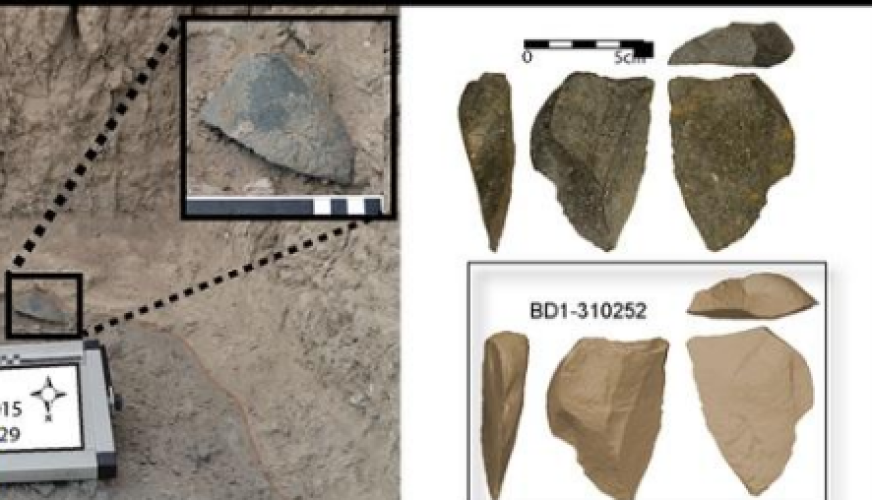 بالصور .. اكتشاف “سكاكين” صنعها البشر منذ أكثر من 2 مليون سنة