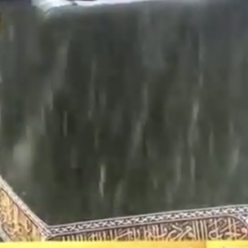 شاهد.. فرحة الزوار بالأمطار والأجواء الروحانية في الحرم المكي