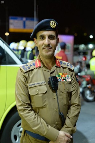 قوات الدفاع المدني بالحج تكمل استعداداتها لاستقبال ضيوف الرحمن بمشعر عرفات