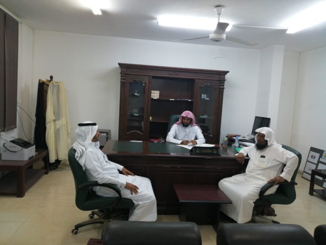 رئيس محكمة صامطة يستقبل مدير إدارة المساجد بالمحافظة