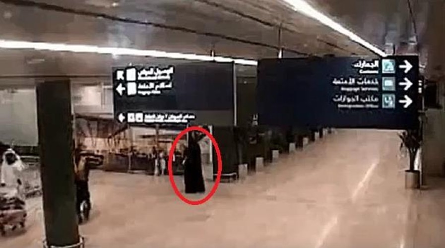 ما مصير السيدة التي ظهرت في فيديو وهي تقف بصالة مطار أبها لحظة سقوط المقذوف الحوثي؟