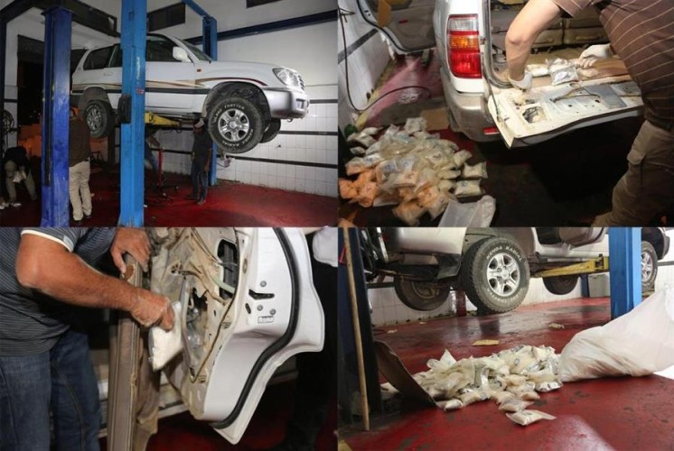 بالفيديو والصور.. إحباط تهريب مليون حبة مخدرة متجهة من الأردن للمملكة