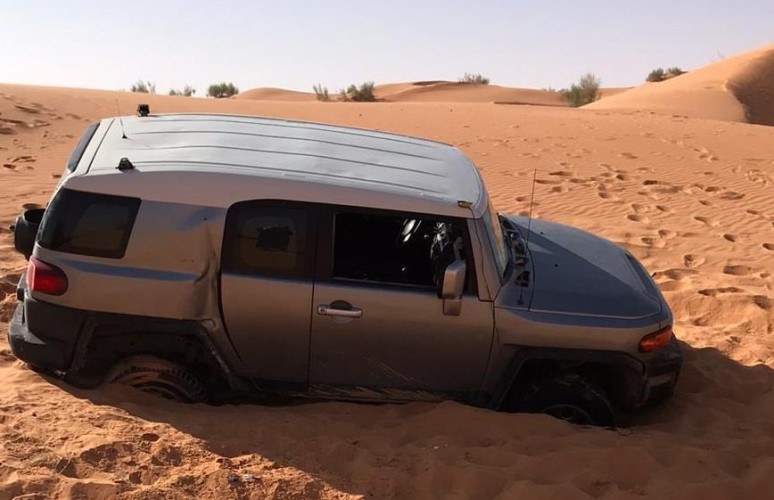 بالصور.. فريق نخبة الشمال يعثر على 4 شبان كانوا مفقودين بالجوف