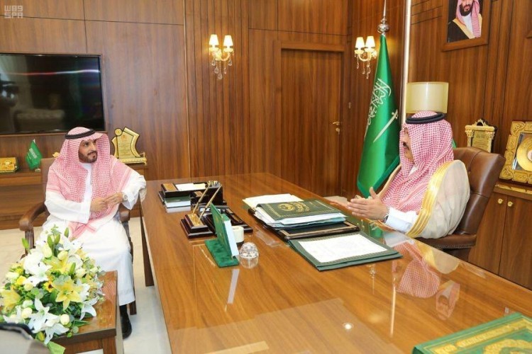 أمير حائل ونائبه يستقبلان مدير شرطة المنطقة الجديد